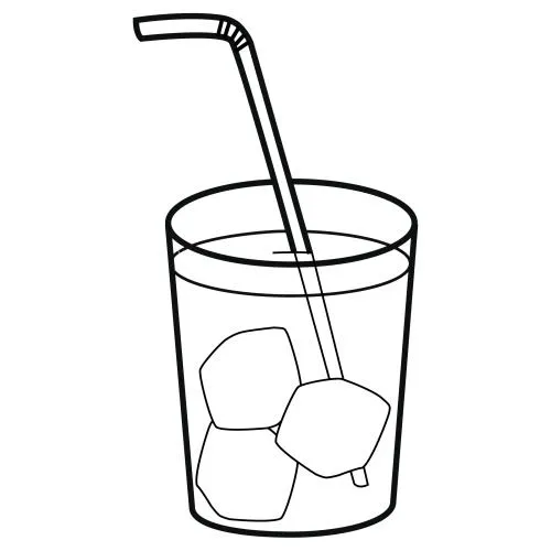Dibujos de bebidas para colorear - Imagui