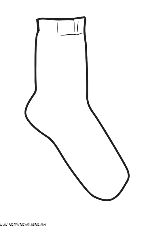 Dibujo de calcetines - Imagui