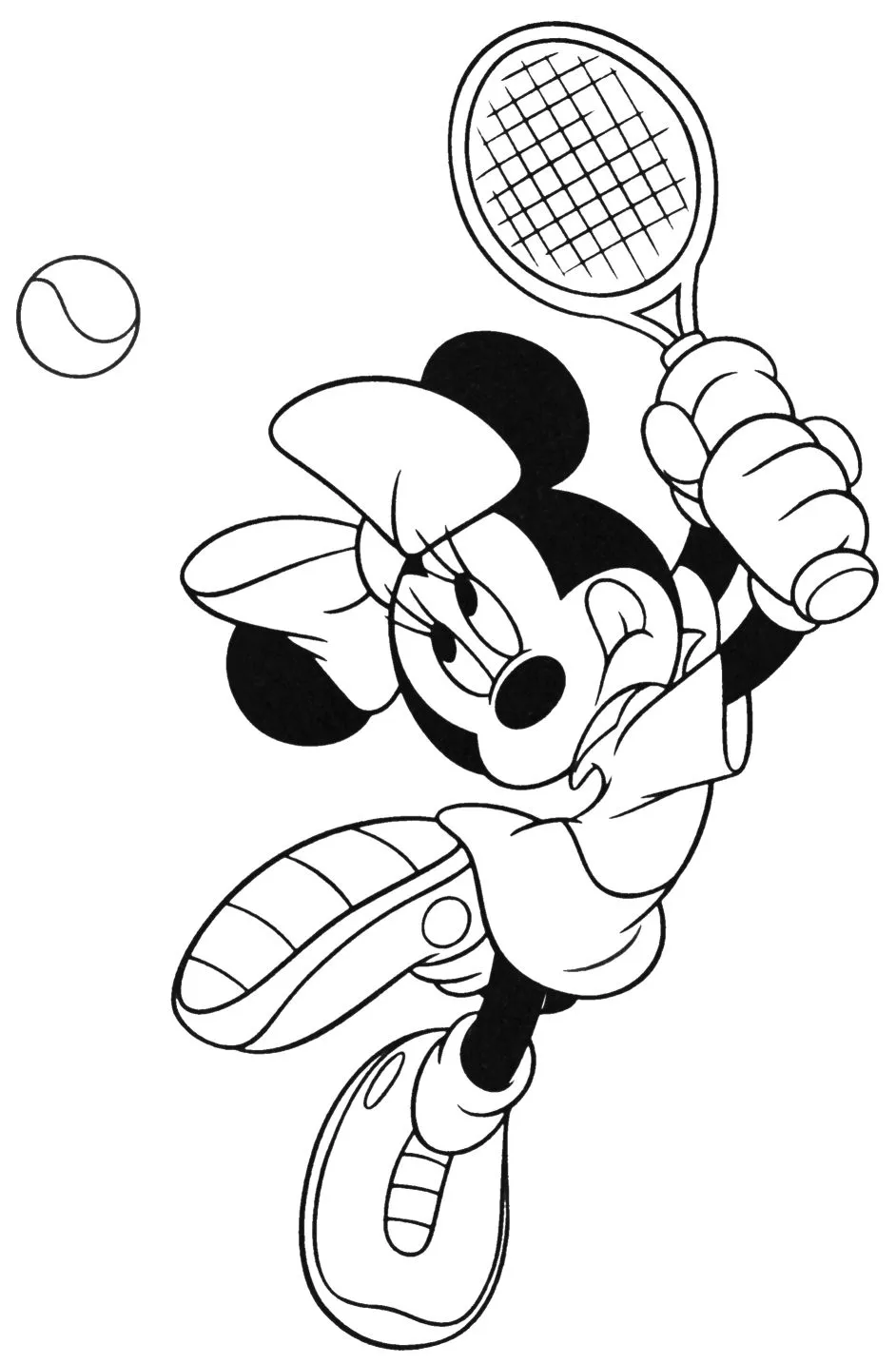 Dibujos para colorear de Disney: Minnie Mouse