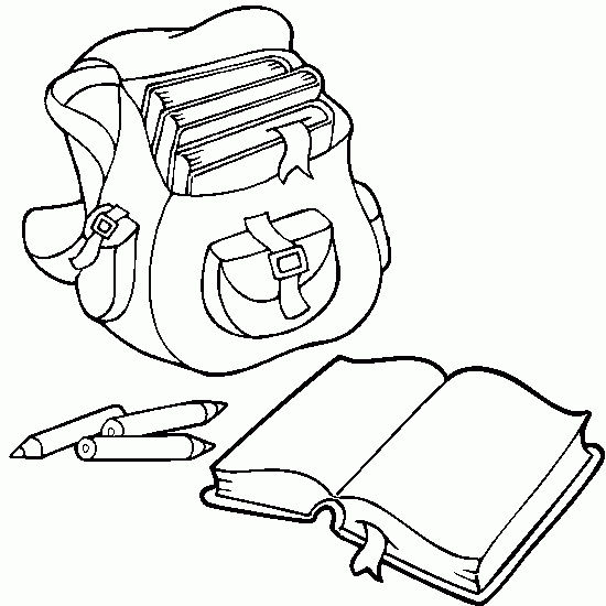 Dibujos para colorear de mochilas escolares - Imagui