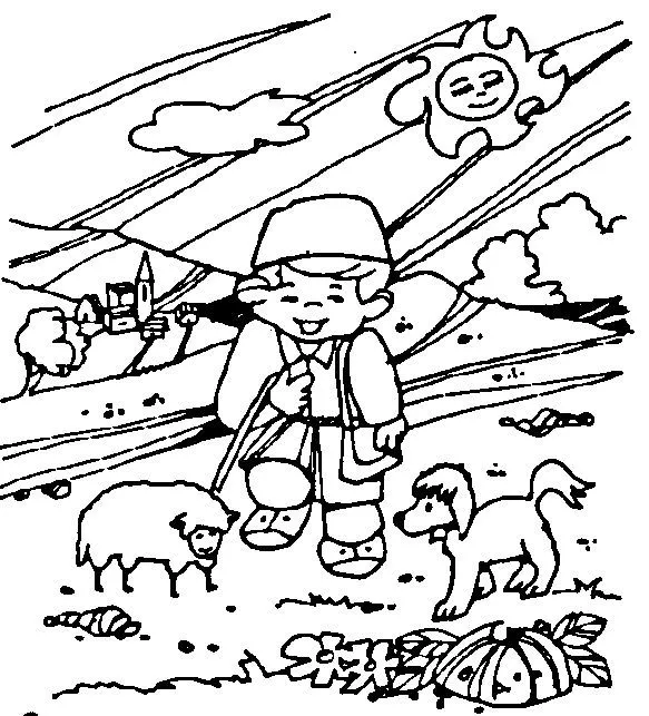 Dibujos de pastores de ovejas para colorear - Imagui