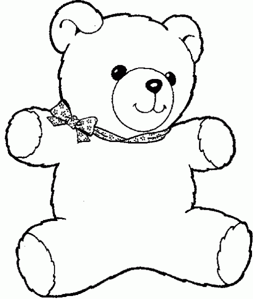 Dibujos de osos para colorear para niños - Imagui