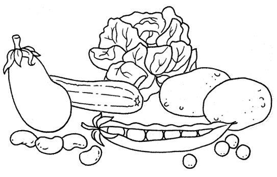 Dibujos de frutas y verduras para colorear - Betiana 1 - Picasa ...