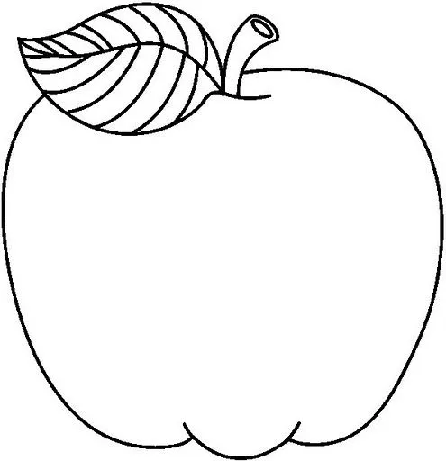 Dibujos de manzanas para colorear - Las Manzanas