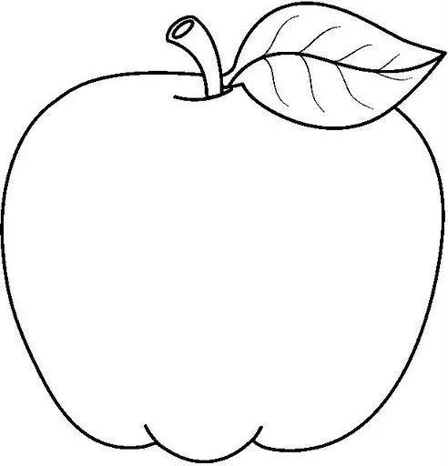 Dibujos de manzanas para colorear - Las Manzanas