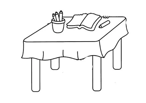 Dibujos de mesas - Imagui