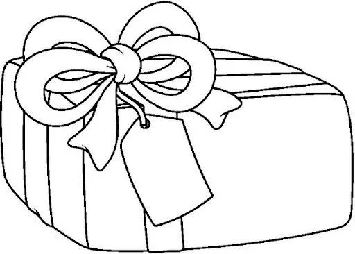 Dibujos de paquetes de regalo para colorear - Imagui