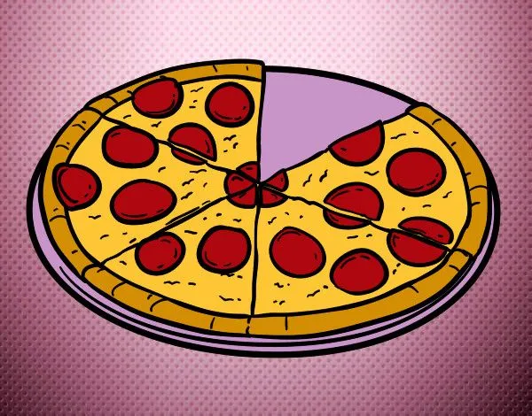 Dibujos de Pizzas para Colorear - Dibujos.net