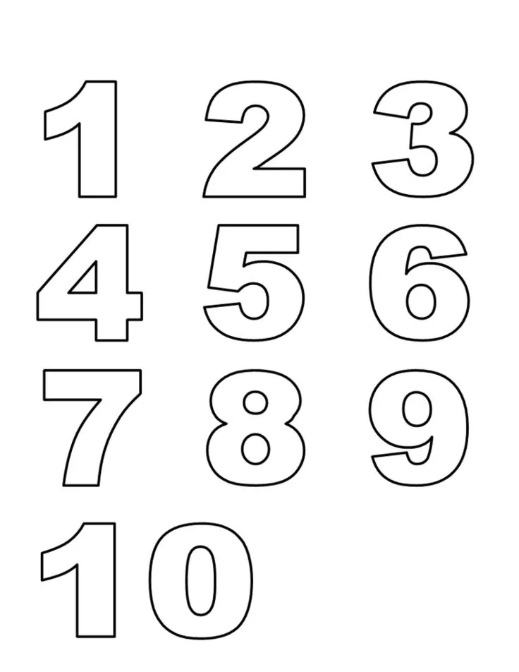 disegno di Numeri da colorare | Numbers preschool, Preschool printables,  Numbers 1 10