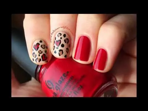 Diseño de Uñas Animal Print Leopardo Hermosas - YouTube