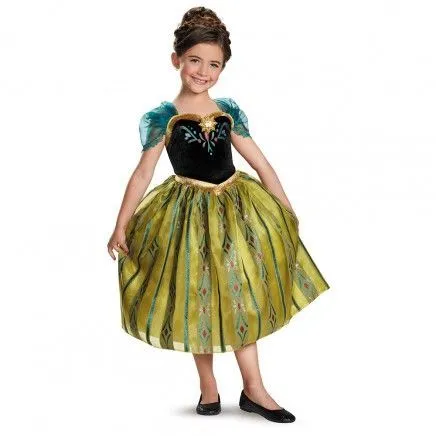 Disfraz de Anna Frozen Coronación deluxe para niña - Disfraces ...