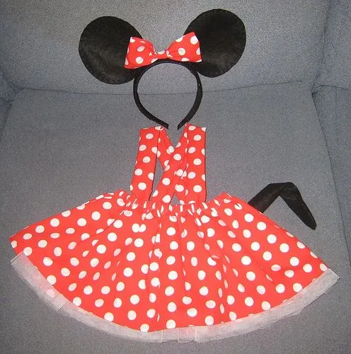 Molde del vestido de Minnie Mouse - Imagui