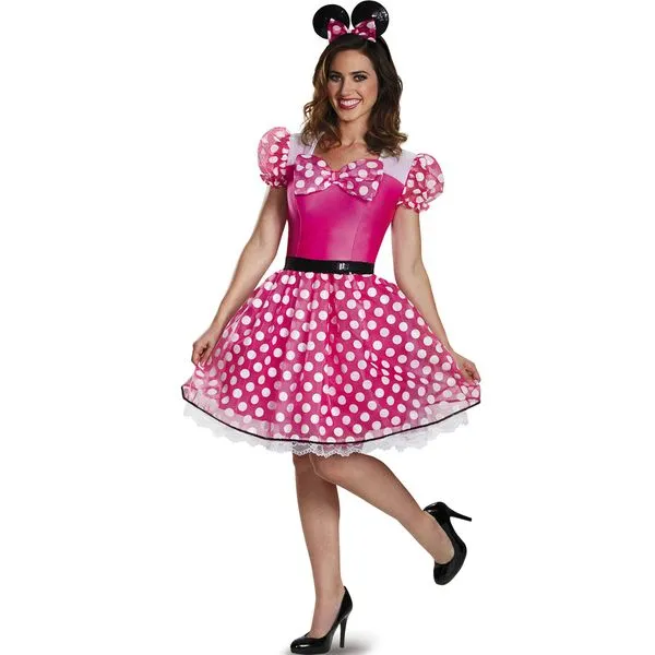 Disfraz de Minnie Mouse rosa Glam para mujer Minnie Mouse ...