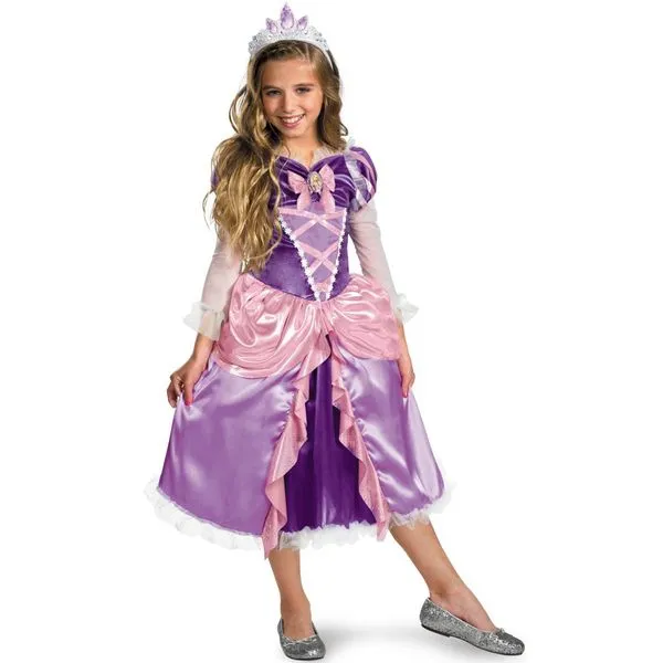 Disfraz de Rapunzel para niña platinum: comprar online