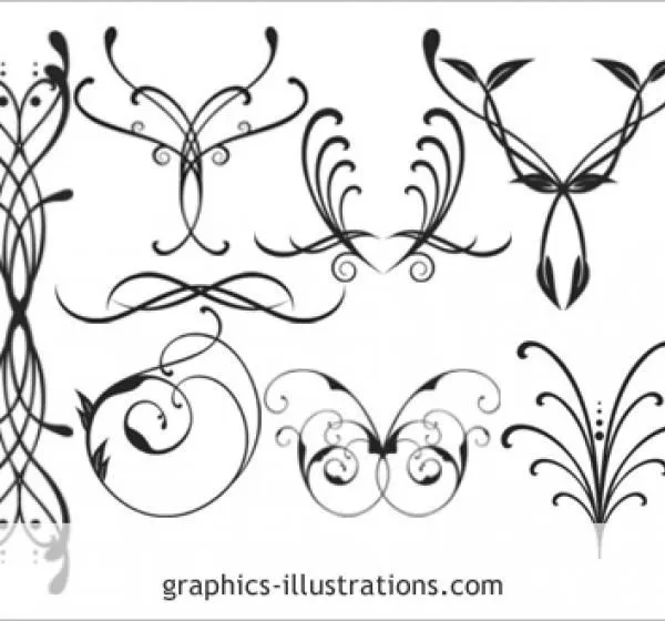 Diversos dibujos de alas lineales en Plantillas y Dibujos ...