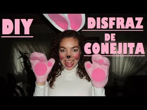 DIY disfraz de conejita (HALLOWEEN) - YouTube