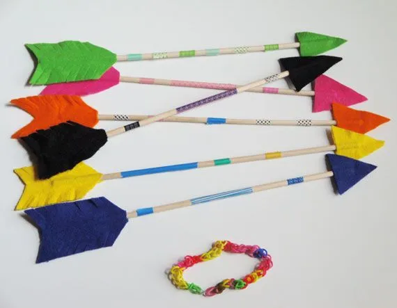 DIY flechas de indios, taller de CreaCtividad abril | Blog F de ...