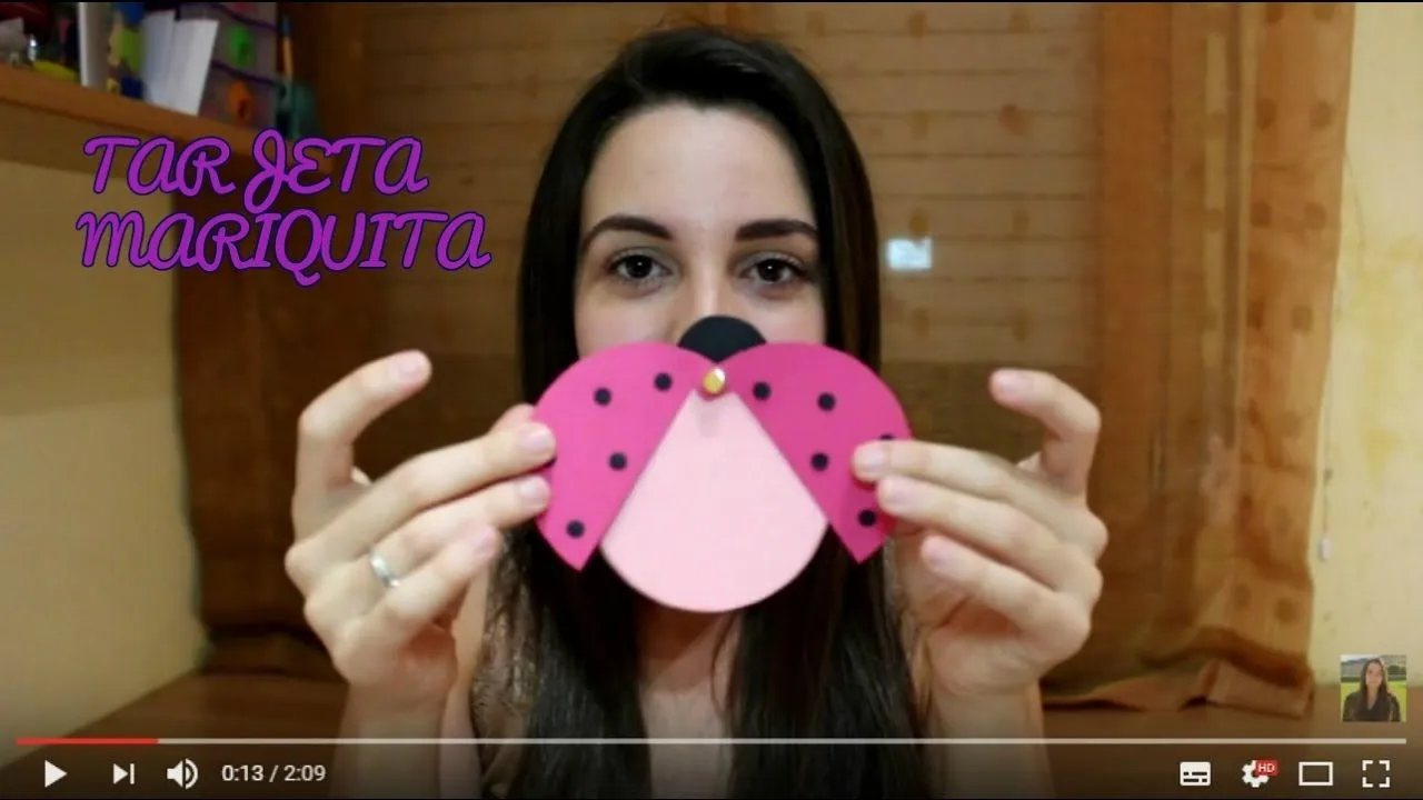 DIY ¡TARJETA MARIQUITA! + SORTEO INTERNACIONAL EN LA DESCRIPCIÓN - YouTube