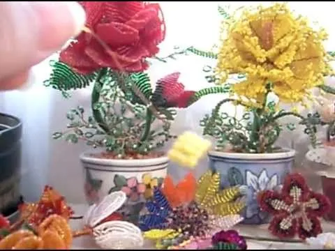 DIY Tutorial de introducción a las figuras y flores de chaquira ...