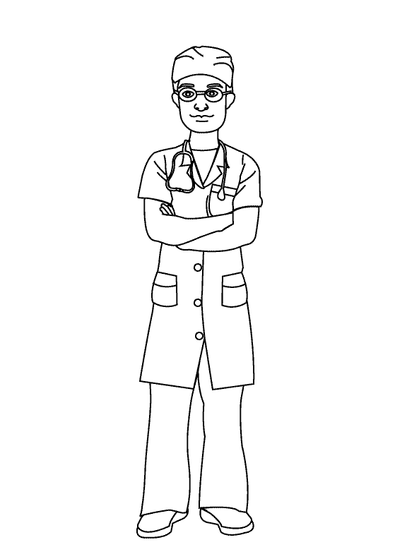 Dibujo de medicos para colorear - Imagui