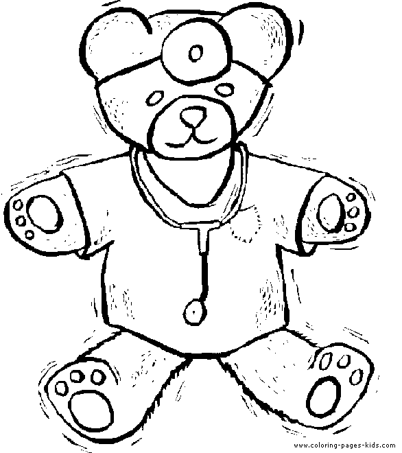Doctors for children Colouring Pages