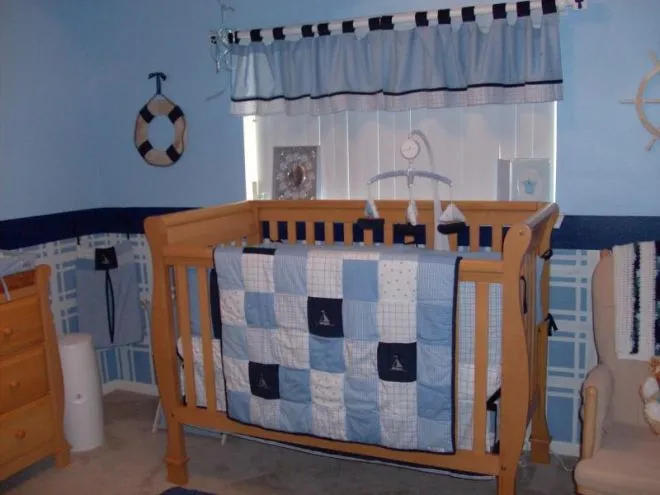 Dormitorio para bebé varón - Dormitorios colores y estilos