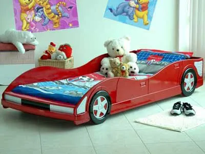 Dormitorios: Camas en forma de coches para niños | Decoración y ...