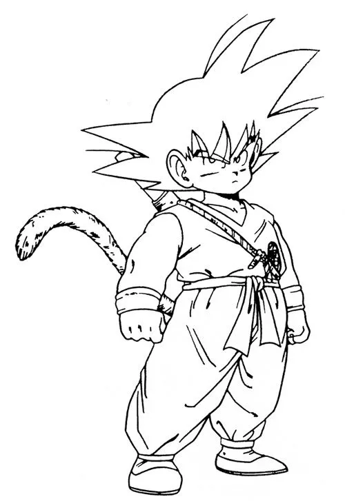 Goku fase 4 en dibujo - Imagui
