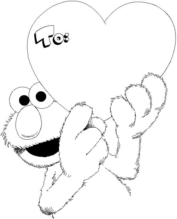 Elmo Coloring Pages - Print Elmo Pictures to Color at AllKidsNetwork.