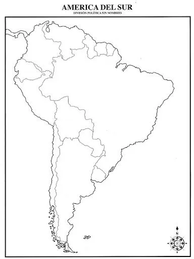 Croquis De America Sin Divisiones Imagui