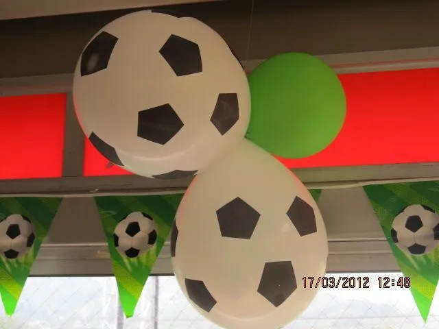 Fiesta de cumpleaños motivo futbol - Imagui