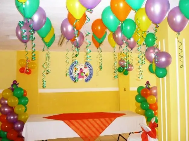La fiesta de mi peque: Decoracion de fiestas con globos