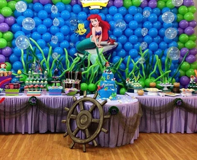Fiesta de la sirenita!!! | decoraciones de fiestas | Pinterest