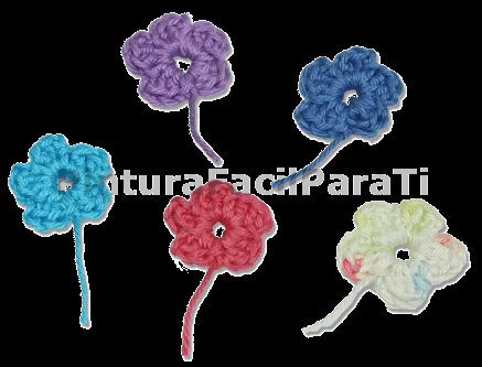 Como Hacer Flores de Crochet Simples | PINTURA FACIL PARA TI