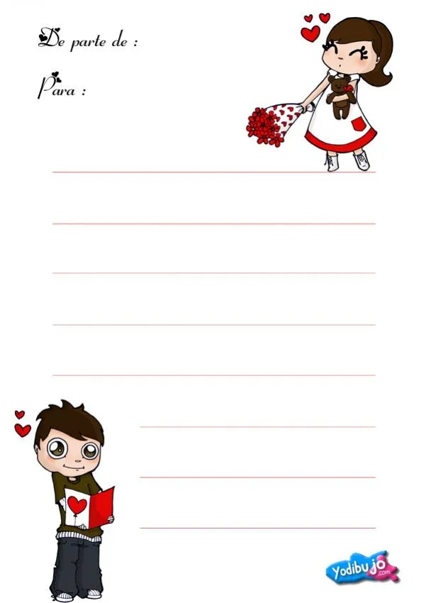 Fondos para Cartas Románticas de San Valentín
