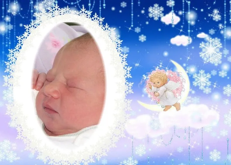 Fotomontaje de ángelito para las fotos de tu bebé | Fotomontajes infantiles