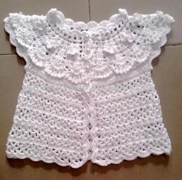 Fotos de vestidos en crochet para bebés - Imagui | Blusinhas de ...