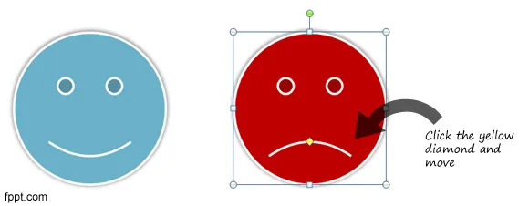 Good mood and bad mood emoticons in Photoshop | PowerPoint ...