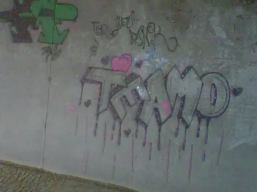 Graffitis con lapiz de te amo - Imagui