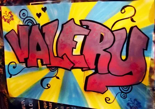 Graffiti de nombre valeria - Imagui