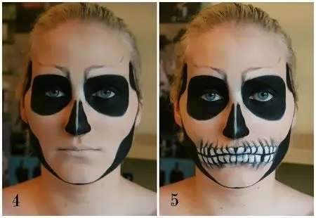 Como pintar caras de Halloween - Imagui