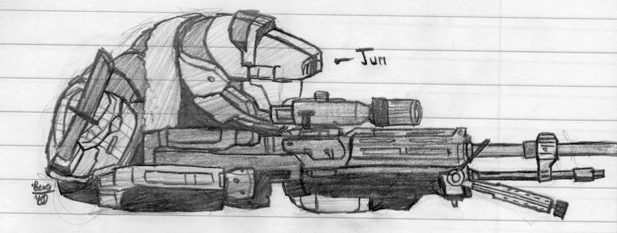 Halo 3 para dibujar - Imagui