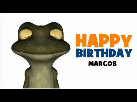 HAPPY BIRTHDAY MARCOS - YouTube