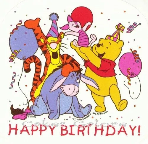 Happy Birthday Terry! Winnie the Pooh Tigger Piglet Eeyore | The ...