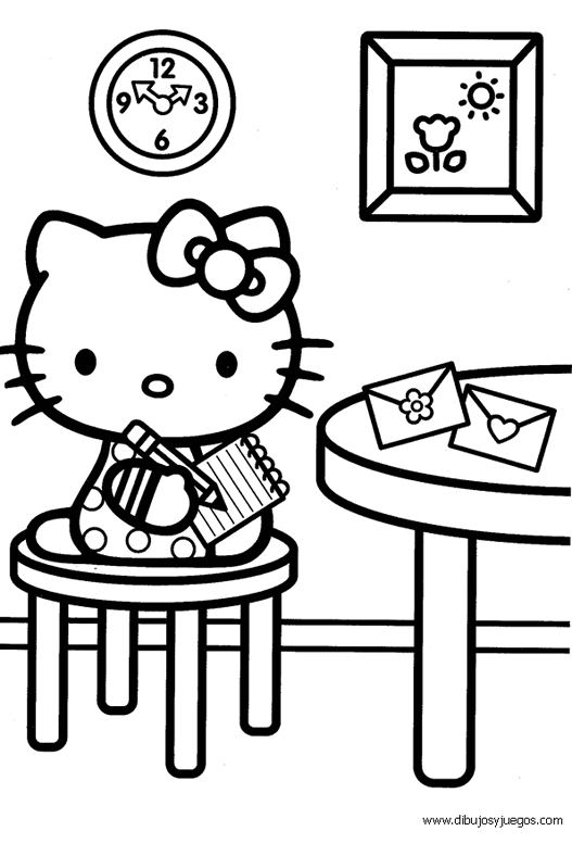 hello-kitty-150 | Dibujos y juegos, para pintar y colorear