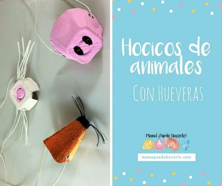 Hocicos de animales con Hueveras - Mamá ¡Puedo Hacerlo!: Recursos  educativos para niños