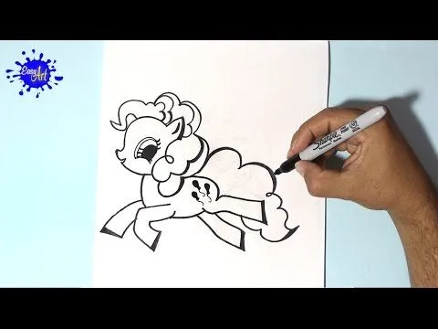how to draw my little pony - Como dibujar a Pinkie pie 2 - how to ...