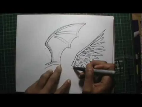 Dibujos para hacer a lapiz de corazones con alas - Imagui