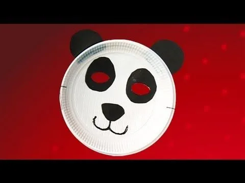 Video - Máscara de oso panda. Disfraces caseros en carnaval ...
