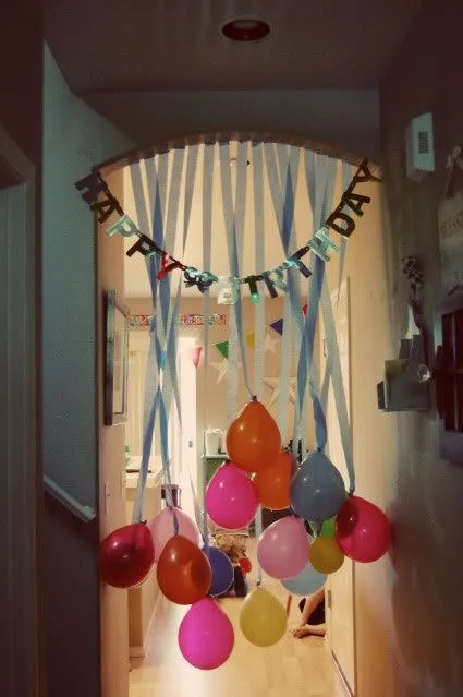 ideas para una fiesta de cumpleaños sorprendente. Coloca globos ...